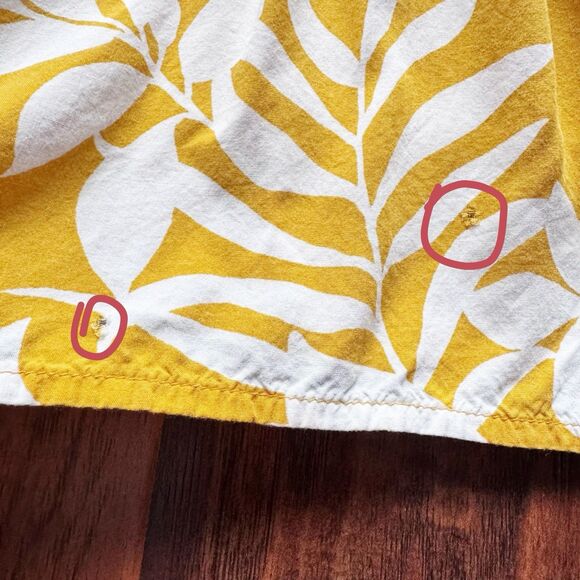 Old Navy Yellow Floral Maxi Dress Sz L Tiered‎ Ruffle Babydoll Flowy *tiny Flaw* - Picture 10 of 16